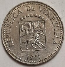 ONE CENT COINS: 1971 Republic Of / Republica De VENEZUELA 10 Centimos Coin picture