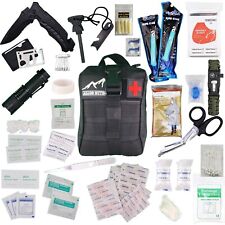 Survival and Med Kit 150+ Emergency Kit Bug Out Gear Survival Kit 3 Black picture