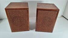 Vintage Goodmans Model EE-10 Full Range Speaker Pair 8 Ohm - Wood Cabinet picture