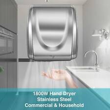 Hand Dryer 1800W Electric Stainless Steel Commercial and Household Auto picture