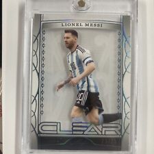 2023 LEAF TRINITY CLEAR LIONEL MESSI BLUE SSP /25 picture