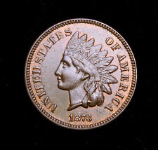 1873 Closed 3  Indian Head Cent AU+++ picture