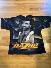 Vintage Rare 1994 Razor Ramon Euro AOP Shirt WWF picture