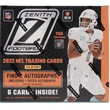 2022 Panini Zenith Football HOBBY BOX Factory Sealed 2 Autos picture