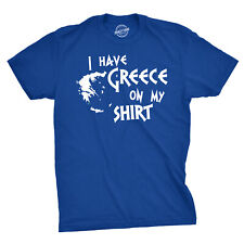 I Have Greece On My Shirt Funny Pun Geography Country Tee picture