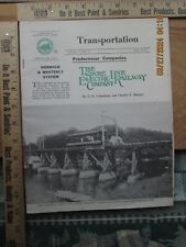 NRHS TRANSPORTATION BULLETIN connecticut valley transportation Railway aug 1961 picture