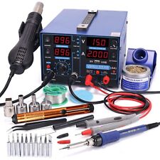 YIHUA 853D 2A USB SMD Hot Air Rework Soldering Iron Station, DC Power Supply ... picture