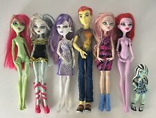 Monster High Dolls Lot Of 7 Frankie, Heath, Operetta, Viperina, Venus, Spectra picture