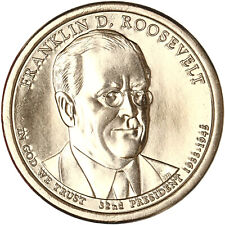 2014 D Presidential Dollar Franklin D Roosevelt Gem BU Clad picture