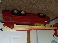 Vintage Tonka Fire Truck Pressed Steel #13200 Aerial Ladder Fire Truck 1970's  picture