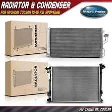 Radiator & AC Condenser Cooling Kit for Hyundai Tucson 10-15 Kia Sportage 11-16 picture