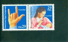 US 2783-2784 American Sign Language, Pair, Mint NH picture