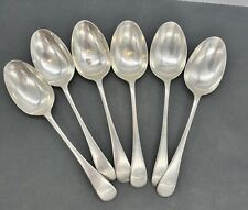 James Dixon & Sons Vintage Sterling Silver Soup Spoons 7 inches picture
