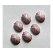 Vintage Opaque Light Purple Star Cabochons 8mm x 6mm cab575Y picture