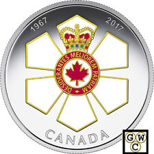 2017 Order of Canada-Canadian Honours' Color Proof $20 Silver 1oz .9999(18158)NT picture