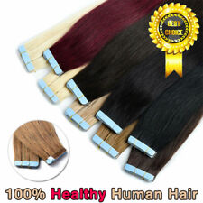 Tape in Hair Extensions 100% Remy Real Human Hair Seamless Skin Wefts Balayage picture