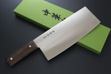 Kanetsune Seki Japan KC-096 High Carbon 220mm Chinese Cleaver Kitchen Knife picture