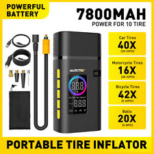 LCD Electrical Air Pump Portable Wireless Tire Inflatable Pump for Car Bicycle A picture