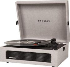 Crosley Voyager 3 Speed Portable Turntable Bluetooth Receiver RCA OUT-CR8017A-GY picture