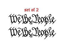 We The People Vinyl Decal 2nd Amendment American pride picture
