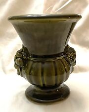 Vintage McCoy Floraline Planter Vase Urn 535 Green USA Pottery 6.5