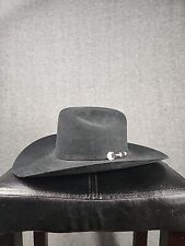Vintage Resistol Cowboy Hat Mens 7 4x Beaver Western Self Confirming Long Oval  picture