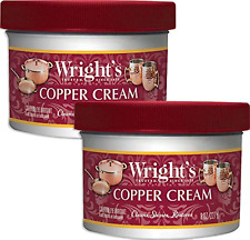 Copper and Brass Polish and Cleaner Cream- 8 Ounce - 2 Pack - Gently Clean and R picture