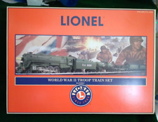 RARE-COLLECTIBLE- LIONEL WORLD WAR II TROOP TRAIN SET 6-21951 BRAND NEW SET picture