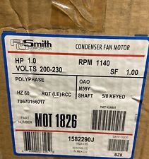 AO Smith Condenser Fan Motor,- MOT 1826- 1Hp, 200-300V, 1140Rpm, 60Hz, NIB picture