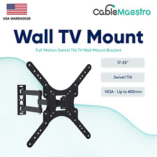 Full Motion TV Mount Wall Bracket 17 27 32 37 42 43 46 50 55 inch LCD LED OLED picture