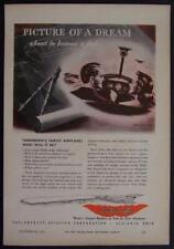 TAYLORCRAFT 1944 vintage AD *Picture of a Dream* picture