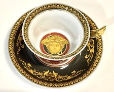 VERSACE Medusa Rosenthal Cup And Saucer Brand New In Box picture