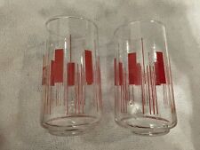 Red MCM Vintage Red Set Of 2 Glasses picture
