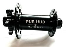 PUB 32h 32 hole 110mm x 15mm 6 Bolt Disc Front Hub Black Bike Sealed Hub New picture