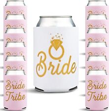 Bachelorette Party Favors - 13 Bridal Shower Can Coolers with Party Game picture