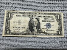 Series 1935F $1 One Dollar Silver Certificate Blue Seal - Star Note picture