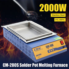 Digital 2KW 21.2kg Tin FurnaceTemperature Control Lead-Free Titanium Solder Pot  picture