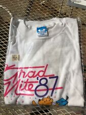Vintage Disney Grad Nite Night 1987 Shirt Mens SIZE XL WHITE WINNIE THE POOH picture