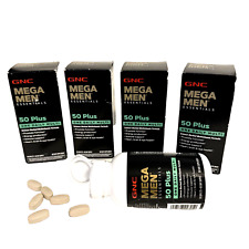 4Pk - GNC Mega Men 50-Plus One Daily Multivitamin- 60 Tablets/ea Science-Backed picture