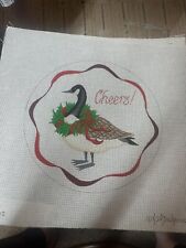 Kate Dickerson Handpainted Canada Goose Needlepoint Canvas picture