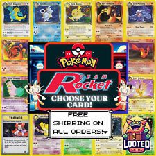 2000 Pokemon Team Rocket Set: Choose Your Card Vintage WoTC NM/LP 100% Authentic picture