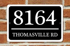 Personalized Home Address Sign Aluminum 12