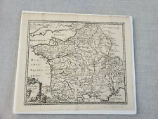 Gallia Antiqua et Nova by Cluver circa 1680. Old French Map picture