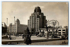 1939 Park View Buildings in Juarez Avenue Mexico City Mexico RPPC Photo Postcard picture