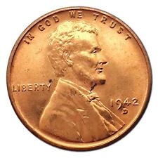 1942-D Uncirculated Lincoln Wheat Cent Penny MS Mint State Copper picture