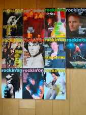 rockin'on 11-volume set Jan-Nov 1991 Music Magazine Japanese picture