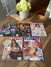 5 Playboy Magazines From 2002 - VGUC picture