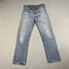Vintage Levi 501 Jeans USA Made 28x30 Levi’s 1980s 1970s Blue Distressed picture