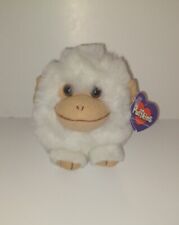 Puffkins Trixy Monkey White Bean Bag Stuffed Plush Animal With Tags picture