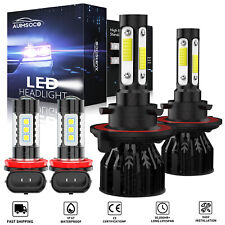 For Ford Flex 2009-2018 Combo 4x LED Headlight Hi/Lo + Fog Light Bulbs Kit 6000K picture
